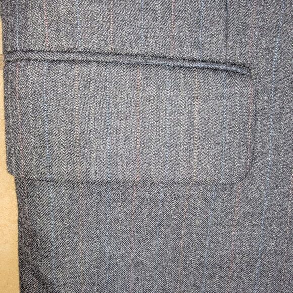 Witty Brothers Gray Pinstripe Sports Coat Blazer Size 54R Wool Blend - Picture 5 of 10